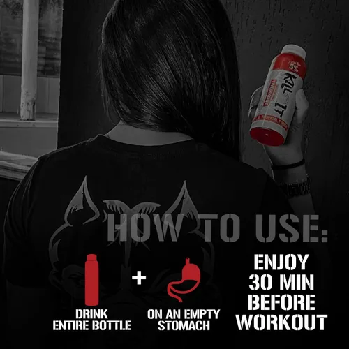 Miniatura 5 de 5% Nutrition Kill It - Bebida energética de cafeína lista para beber de alta rigidez, 400 mg de cafeína, bomba extrema, resistencia, enfoque e