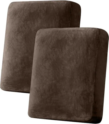 Miniatura 9 de Funda para Sofá de Terciopelo Elástico Funda de Cojín de Sofá 1 Pieza - Funda Deslizable Elástica Lavable para Asiento o Respaldo, Fundas de Asiento