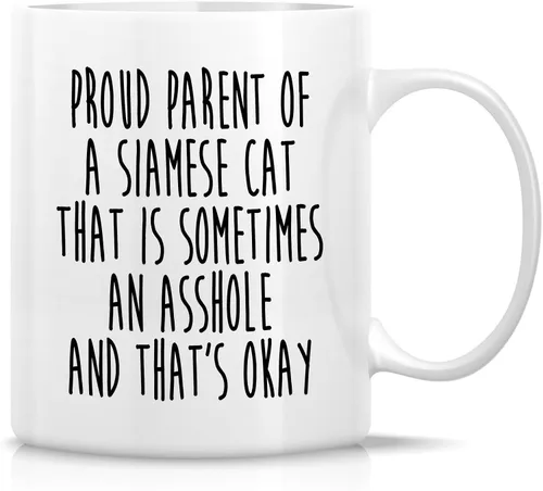 Miniatura 33 de Retreez - Taza Graciosa Show Me Your Kitties Amantes de Gatos, 325 ml, Tazas de Café de Cerámica, Divertidas, Sarcasmo, Sarcasticas, Regalos