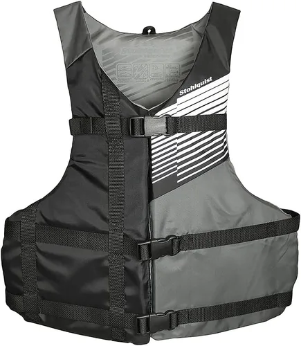 Stohlquist FIT Chaleco salvavidas para adultos de gran tamaño, aprobado por la Guardia Costera de Estados Unidos, PFD para hombres y mujeres,