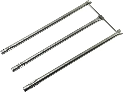 Miniatura 15 de Kit DG271 - Barras aromatizantes de acero porcelánico 7635 de 15.3 pulgadas y tubos de quemador de parrilla de acero inoxidable 69785 para Weber