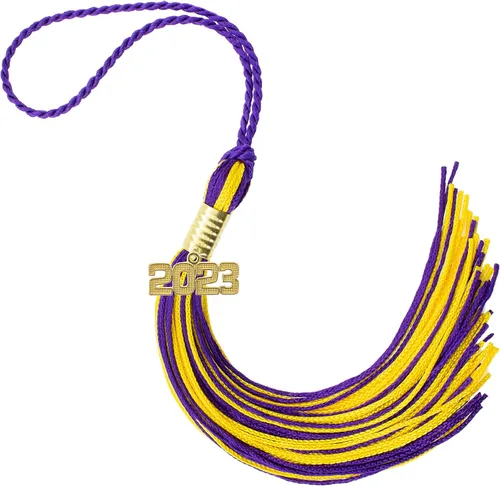 Miniatura 175 de Borla de graduación Aqua 2022, todos los colores escolares disponibles, fabricada en Estados Unidos