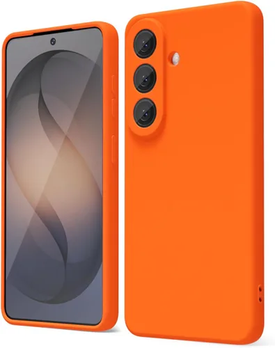Miniatura 312 de oakxco Funda para teléfono Samsung Galaxy S21 Ultra con agarre de silicona líquida, bonita funda delgada y delgada de goma suave de TPU lisa