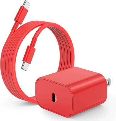 Miniatura 12 de Cargador para iPhone 17 16 15, enchufe de bloque de carga rápida USB C de 20 W y cable tipo C a C de 6 pies largo para Apple iPhone 17 Pro Max/17