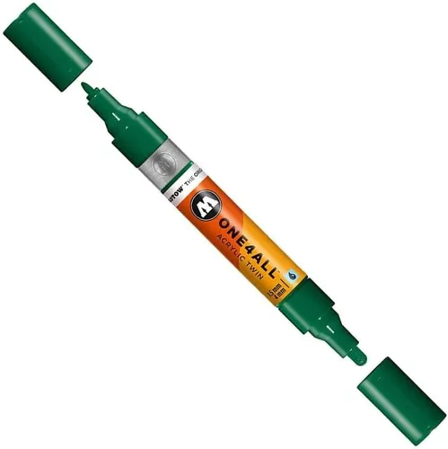 Miniatura 46 de Molotow ONE4ALL - Marcador acrílico de doble bomba, puntas de 0.059 in y 0.157 in, luz Amazonas, 1 cada uno (227.423)