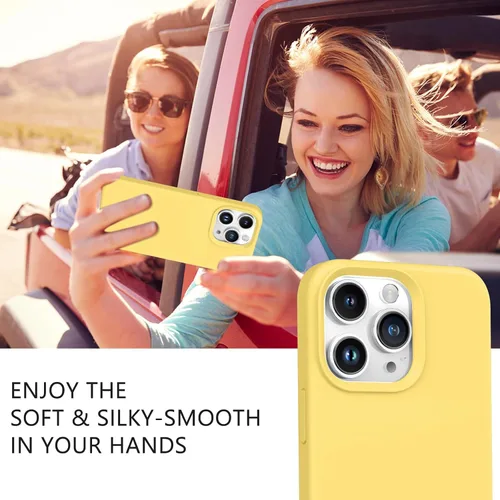 Miniatura 29 de GUAGUA Funda compatible con iPhone 17 Pro Max de 6.9 pulgadas, silicona líquida, goma de gel suave, delgada, forro de microfibra delgada