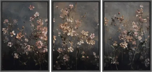 Miniatura 128 de SIGNFORD Impresión en Lienzo Enmarcado Conjunto de Arte de Pared Arte Abstracto Terroso en Tonos Marrón Profundo y Beige Arte Moderno Decorativo