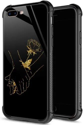 Miniatura 20 de ZHEGAILIAN Funda para iPhone 7/8 Plus, protección de grado militar, esquinas a prueba de golpes, funda antiarañazos para iPhone 7/8 Plus, girasol