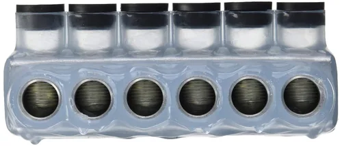 Miniatura 2 de Polaris Vision Tap IPLD250-6CB - Conector aislado de 6 puertos de entrada de doble cara, 250 MCM-6 AWG-1, paquete transparente