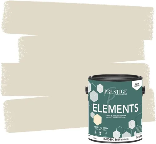 Miniatura 24 de PRESTIGE Paints Elements - Pintura interior e imprimación en uno, cáscara de huevo, 1 galón, gris cabo