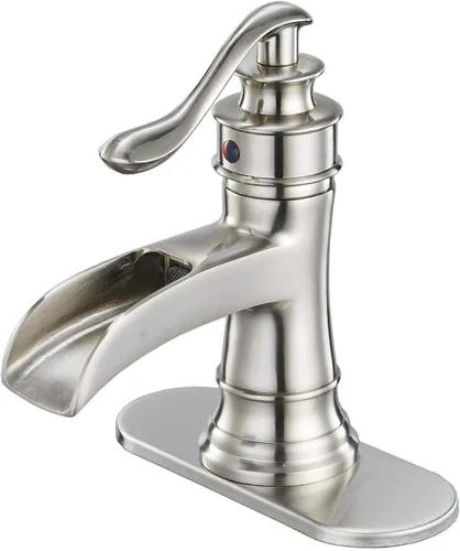 BWE Grifo de baño cepillado níquel