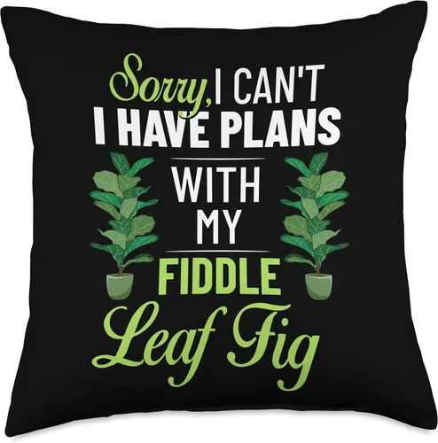 Miniatura 4 de Fiddle Leaf Fig Ficus Lyrata Care Tree Plant Soil - Almohada para interiores, 16 x 16 pulgadas, multicolor