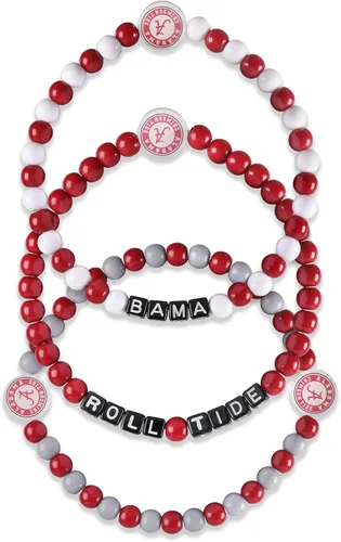Miniatura 46 de FOCO NCAA unisex-adulto Paquete de 3 Pulseras de la Amistad con Cuentas con Logotipo de Equipo Universitario de la NCAA Oficialmente Licenciadas