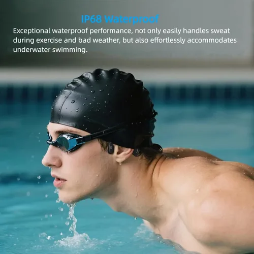 Miniatura 3 de Auriculares de natación de conducción ósea inalámbricos Auriculares submarinos IPX8 Auriculares Bluetooth impermeables Auriculares Bluetooth