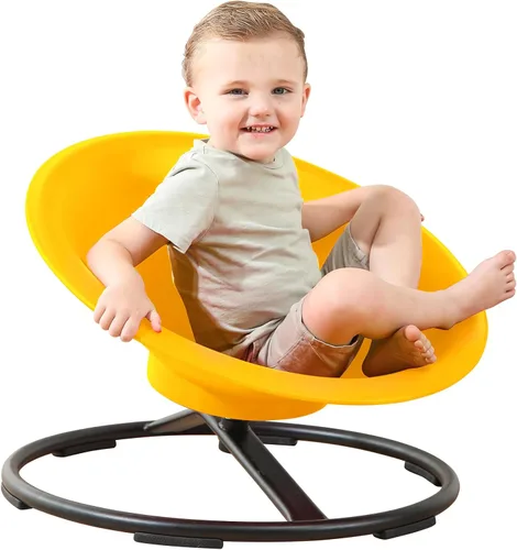 Miniatura 9 de Silla Giratoria para Niños Autistas, Juguetes de Sentarse y Girar para Autismo para Edad 3+, Silla Giratoria Sensorial que Mejora las Habilidades