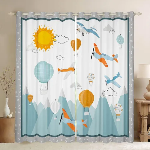 Miniatura 41 de Cortinas opacas de camuflaje con bandera estadounidense, regalo para niños, cortina de ventana de camuflaje verde con rayas negras, estrellas