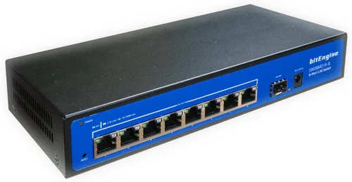 Miniatura 3 de Switch Ethernet no administrado de 8 puertos 2.5G con enlace ascendente SFP+ 10G, 8 puertos Base-T de 2.5G, capacidad de conmutación de 60 Gbps