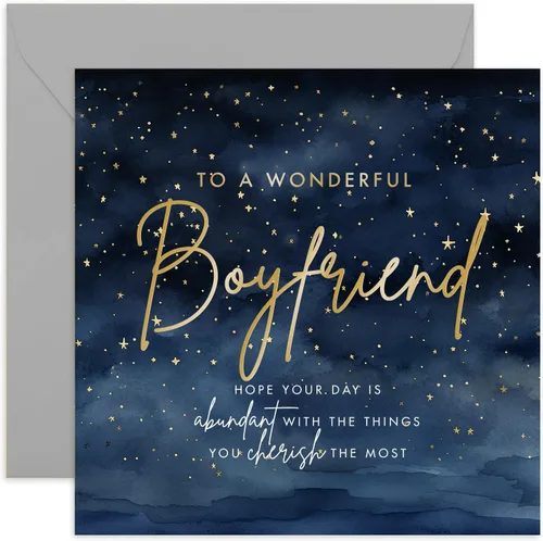 Miniatura 13 de Tarjeta de cumpleaños para nieto - Diseño de estrellas maravillosas - Tarjeta de cumpleaños masculina para hombres - Adulto, adolescente, niño