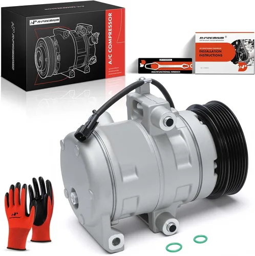 Miniatura 10 de A-Premium Compresor de aire acondicionado con embrague compatible con Ford Focus 2.0L 2008-2011, Transit Connect 2.0L 2010-2013, con compresor