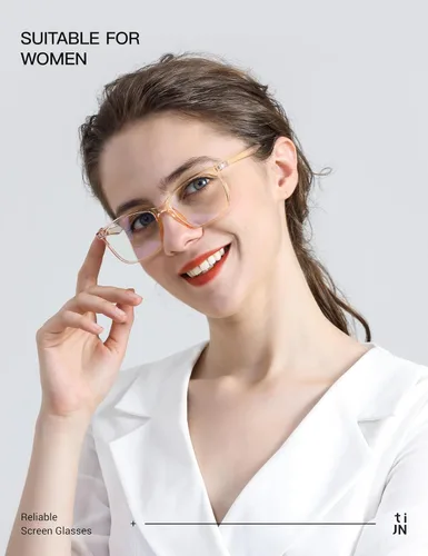 Miniatura 2 de TIJN Lentes de dormir para 99.9% TR90 con bloqueo de luz azul y verde, doble revestimiento AR con lente roja para juegos de computadora que reducen