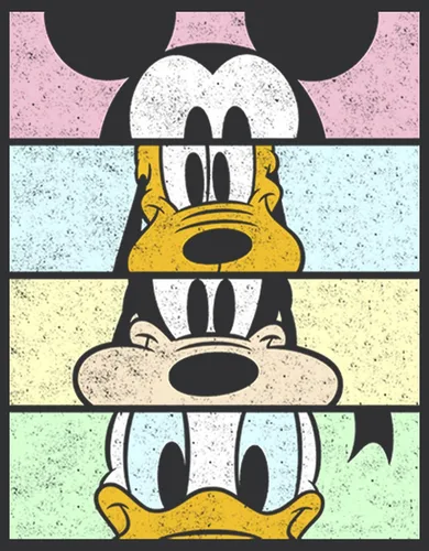 Miniatura 2 de Disney Camiseta sin mangas clásica de Mickey Crew Crop con espalda cruzada para mujer