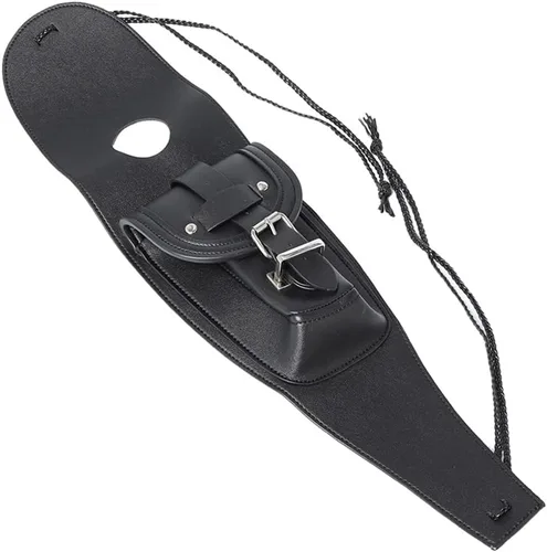 Miniatura 6 de Bolsa de depósito de combustible para motocicleta, bolsa central de cuero sintético para consola de salpicadero, bolsa negra para Harley Iron 883