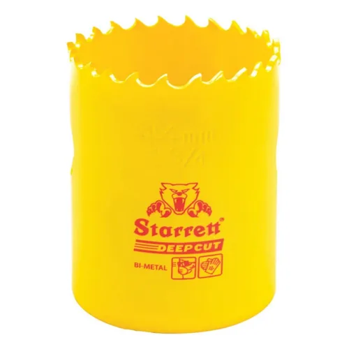 Miniatura 43 de Starrett DCH0136-G - Sierra perforadora bimetálica de corte profundo con dientes HSS resistentes a la abrasión - Ideal para cortar metal, acero