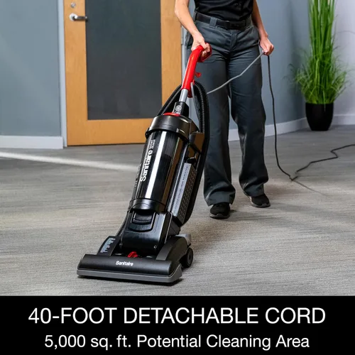 Miniatura 6 de Sanitaire Force SC5845D - Aspiradora vertical comercial, color negro