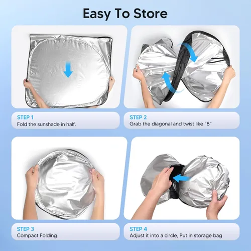 Miniatura 6 de KUST Parasol para parabrisas para Hyundai Tucson 2016-2021 (no para Tucson 2022), accesorios protectores solares de ventana, protector solar