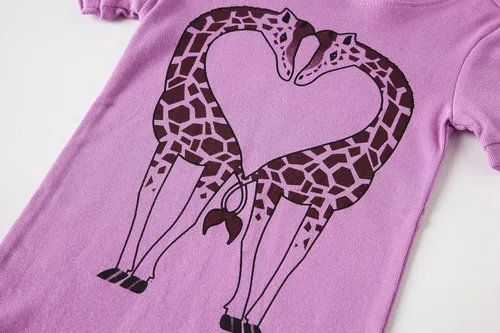 Miniatura 3 de Family Feeling jirafa - Pijama corta para niña (100% algodón)