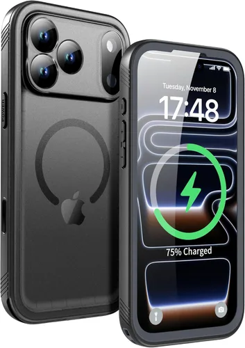 Miniatura 46 de SPORTLINK Funda para iPhone 15 Pro Max, IP68 resistente al agua, protección militar, cuerpo completo, resistente, a prueba de golpes, sellado 360, a