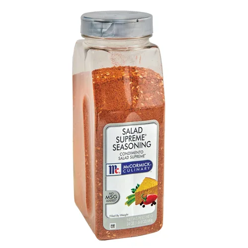 McCormick Culinary Salad Supreme Seasoning, 24 onzas, un recipiente de 24 onzas de condimento para ensaladas con especias de alta calidad, uso en
