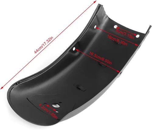 Miniatura 2 de Guardabarros para neumáticos traseros de motocicleta, guardabarros de metal para VN800, todos los modelos, construcción de acero resistente