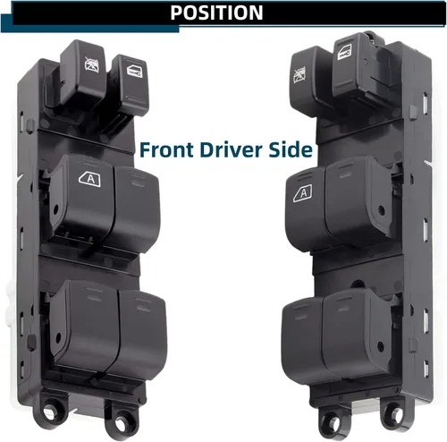 Miniatura 3 de MOJTBE 25401-EA003 Interruptor de ventana eléctrica principal del lado del conductor delantero compatible con Nissan Frontier y Nissan Xterra 2005