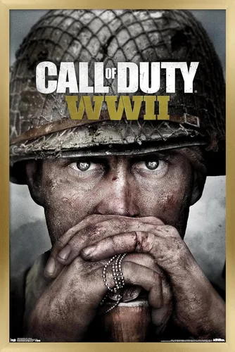 Miniatura 8 de Trends International Call of Duty: WWII - Póster de pared Key Art, 22.375 x 34 pulgadas, versión premium sin marco