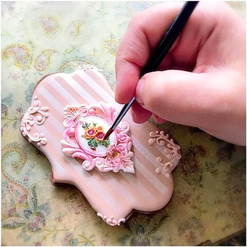 Miniatura 6 de Marco de espejo Molde de silicona Fondant Sugarcraft Cake Decorating Tools Chocolate Candy Mold-S