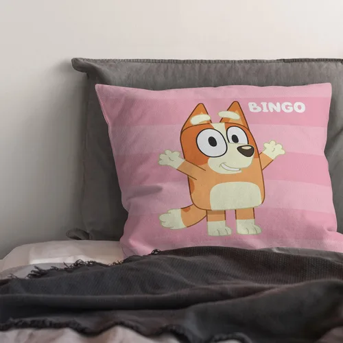 Miniatura 3 de Northwest Bluey Pillow, 18" x 18", Roll Call Bingo