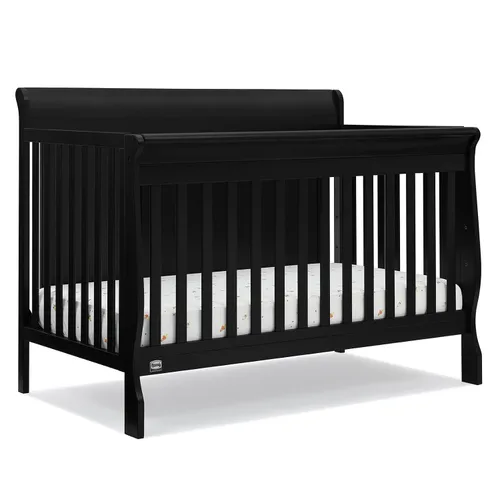Miniatura 16 de Simmons Kids Carter - Cuna convertible 6 en 1, certificado Greenguard Gold, color blanco bianca