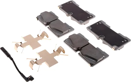 ACDelco Juego de pastillas de freno delanteras plateadas 14D2173CHF1 | GM 19431148 Pastillas de freno delanteras de cerámica para Cadillac Escalade,
