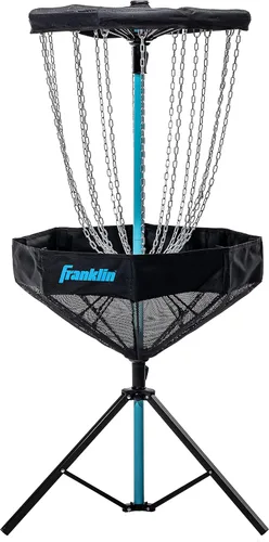 Miniatura 15 de Franklin Sports Cestas de Disc Golf - Objetivo Portátil de Disc Golf con Cadenas Incluidas - Equipo de Soporte de Cesta de Disc Golf para Creación