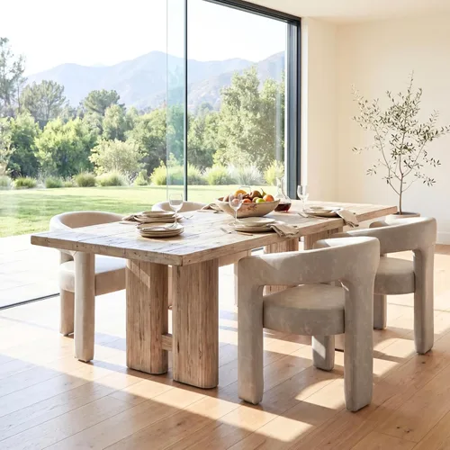 Miniatura 14 de Modern Barrel - Silla de comedor tapizada con brazos, cómoda silla auxiliar de terciopelo para sala de estar, oficina en casa, recepción