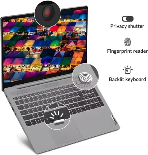 Miniatura 4 de Lenovo Laptop Flex 5, pantalla táctil FHD de 14.0 pulgadas, AMD Ryzen 7 5700U, gráficos AMD Radeon, teclado retroiluminado, lector de huellas