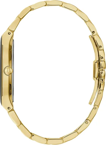 Miniatura 2 de Bulova Men's Modern Gold Tone Stainless Steel 3-Hand Calendar Date Quartz Watch, Diamond Dial
