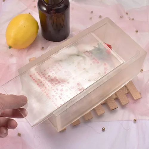 Miniatura 7 de appuivbt Molde de caja rectangular de resina,Caja de almacenamiento de ajedrez Molde de resina epoxi,Contenedor de almacenamiento grande de silicona