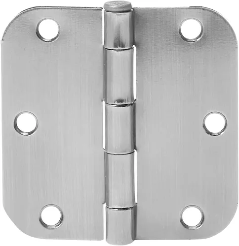 Miniatura 9 de Amazon Basics Bisagras redondeadas para puerta interior de radio 5/8, paquete de 18, bronce aceitado, 3.5 x 3.5 pulgadas Bronce frotado con aceite