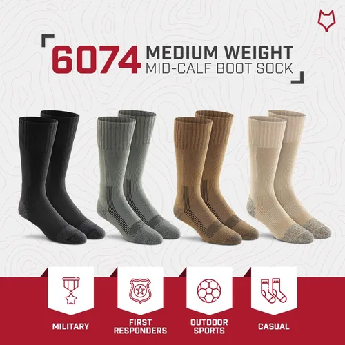 Miniatura 5 de FoxRiver Men's Wick Dry Maximum Medium-Weight Military Mid-Calf Socks