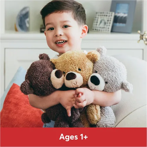 Miniatura 3 de GUND Peluche de oso de peluche, marrón chocolate, 13.5 pulgadas Gris