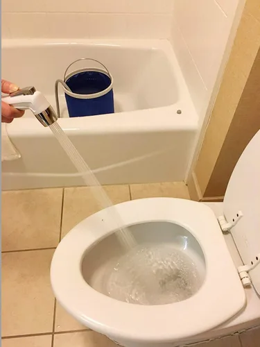 Miniatura 8 de Batería portátil eléctrica de mano para bidé, pulverizador de agua portátil recargable con batería (bidet+ducha)
