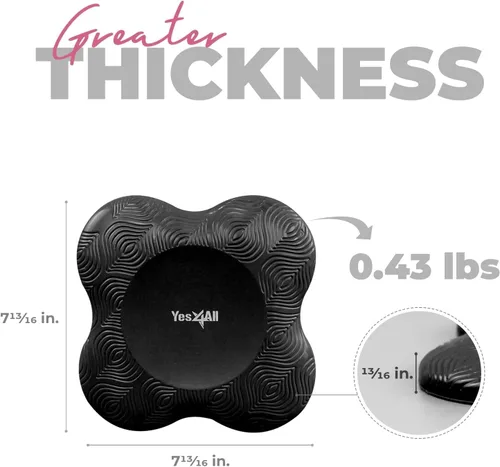 Miniatura 2 de Yes4All 2 rodilleras de yoga extra gruesas, almohadillas de yoga para ejercicio de pilates, almohadillas de 13/16 pulgadas para rodillas y coderas