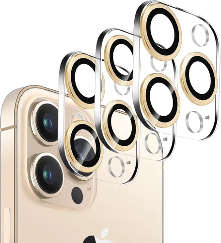 Miniatura 22 de Pack de 3 protectores de lente de cámara de vidrio templado Dengduoduo para iPhone 13 Pro de 6.1" y iPhone 13 Pro Max de 6.7", brillo de diamantes